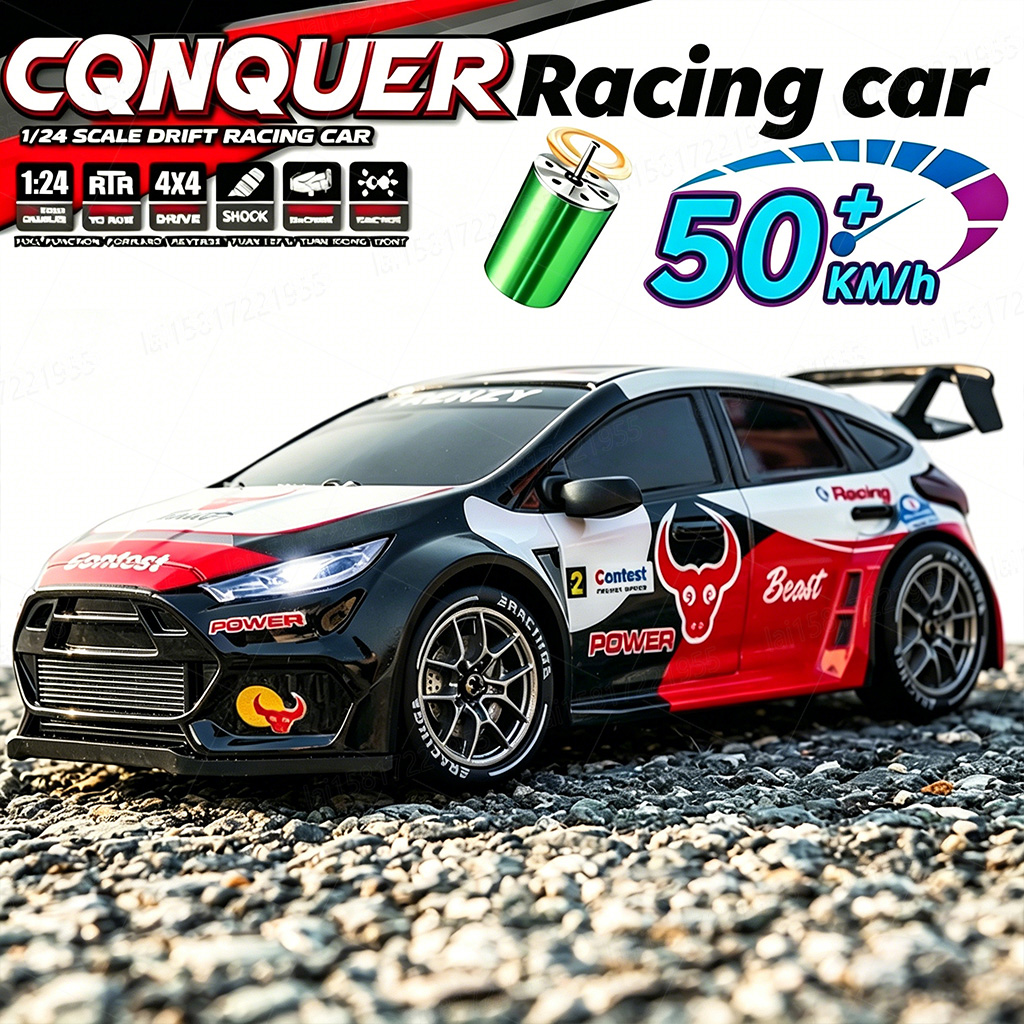 Victor Racket Jetspeed - 1:24 4WD 50KM/H RC Car Stunt