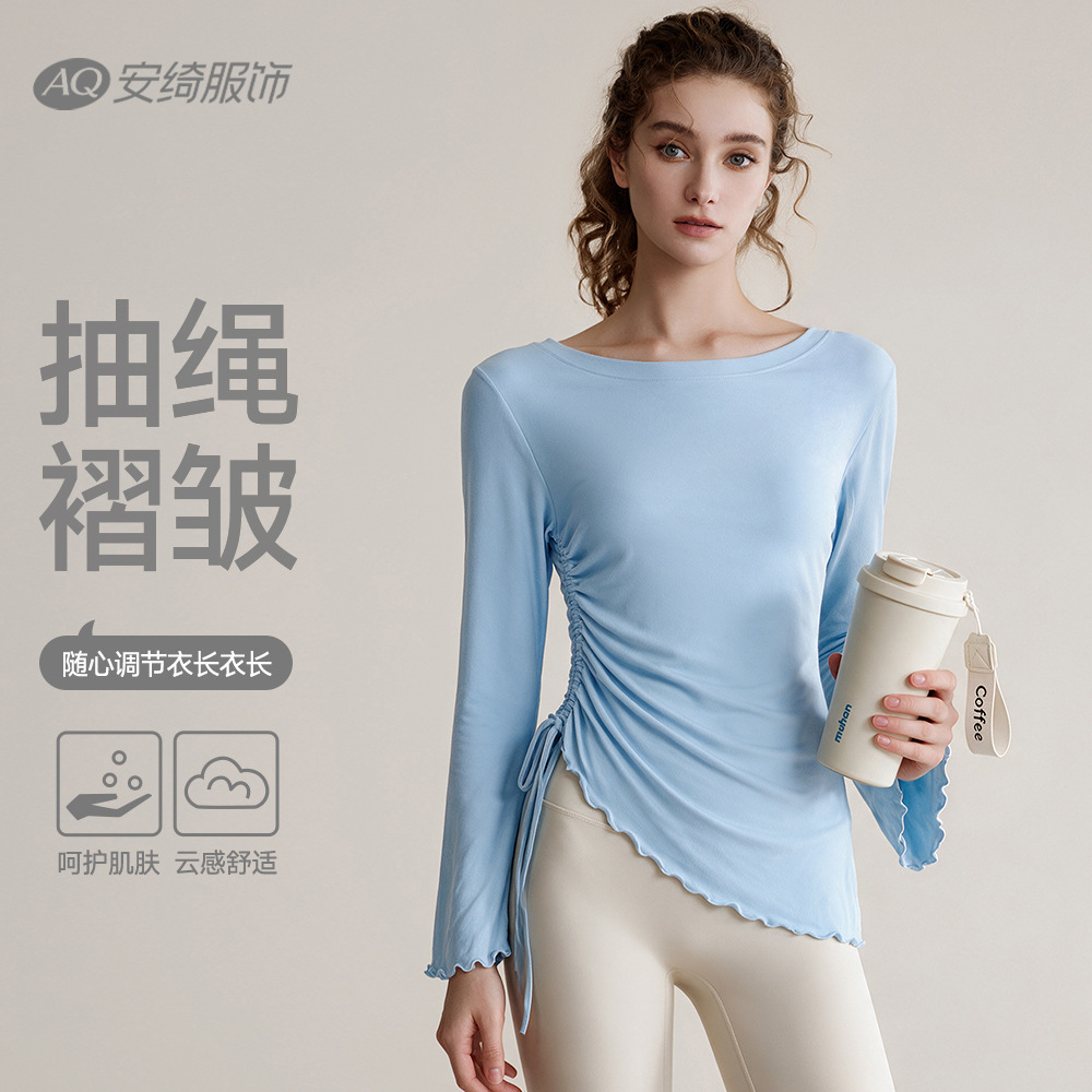 Women's fitness suit drawstrin - Yoga Fitness Training ulasan dan harga