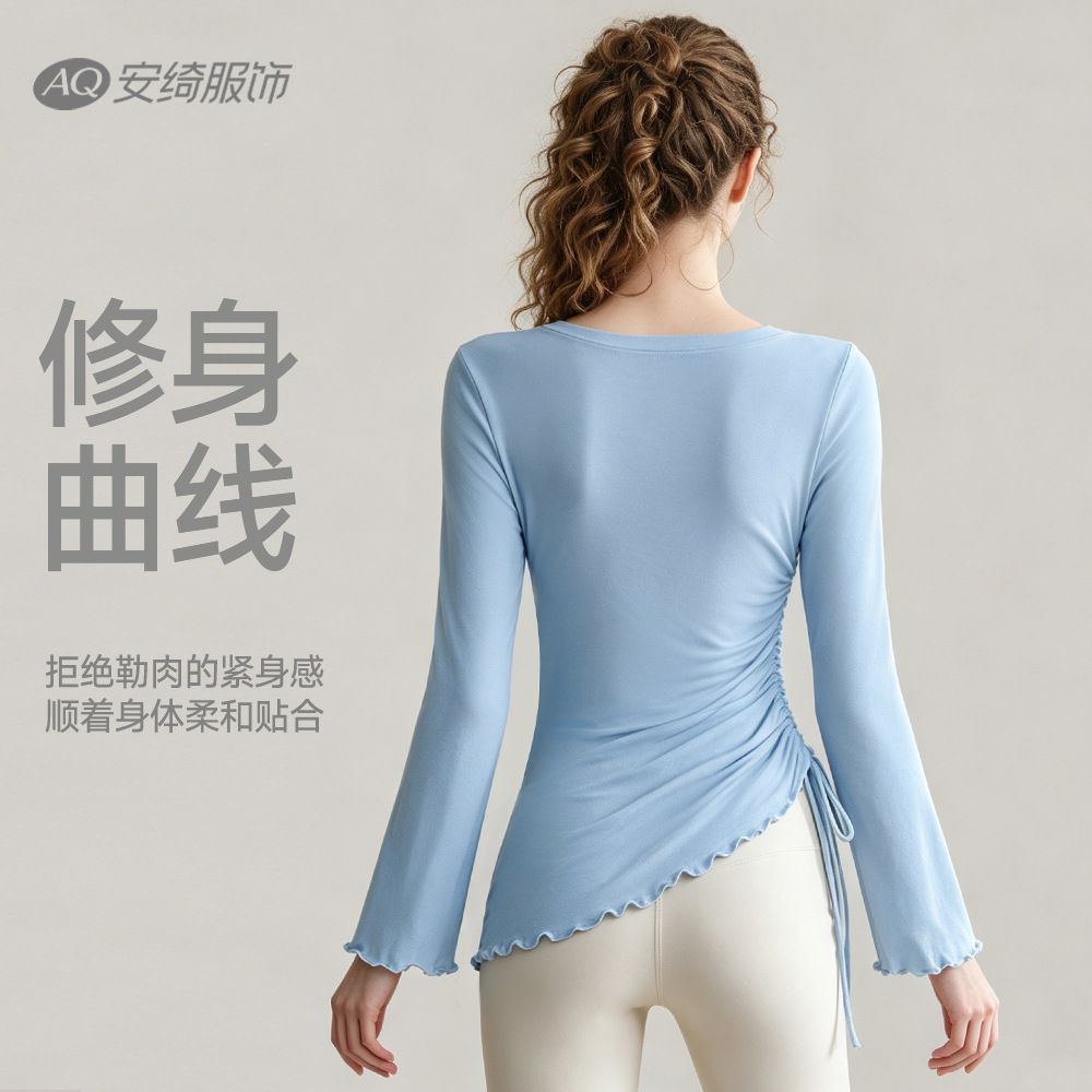Women's fitness suit drawstrin - Yoga Fitness Training ulasan dan harga