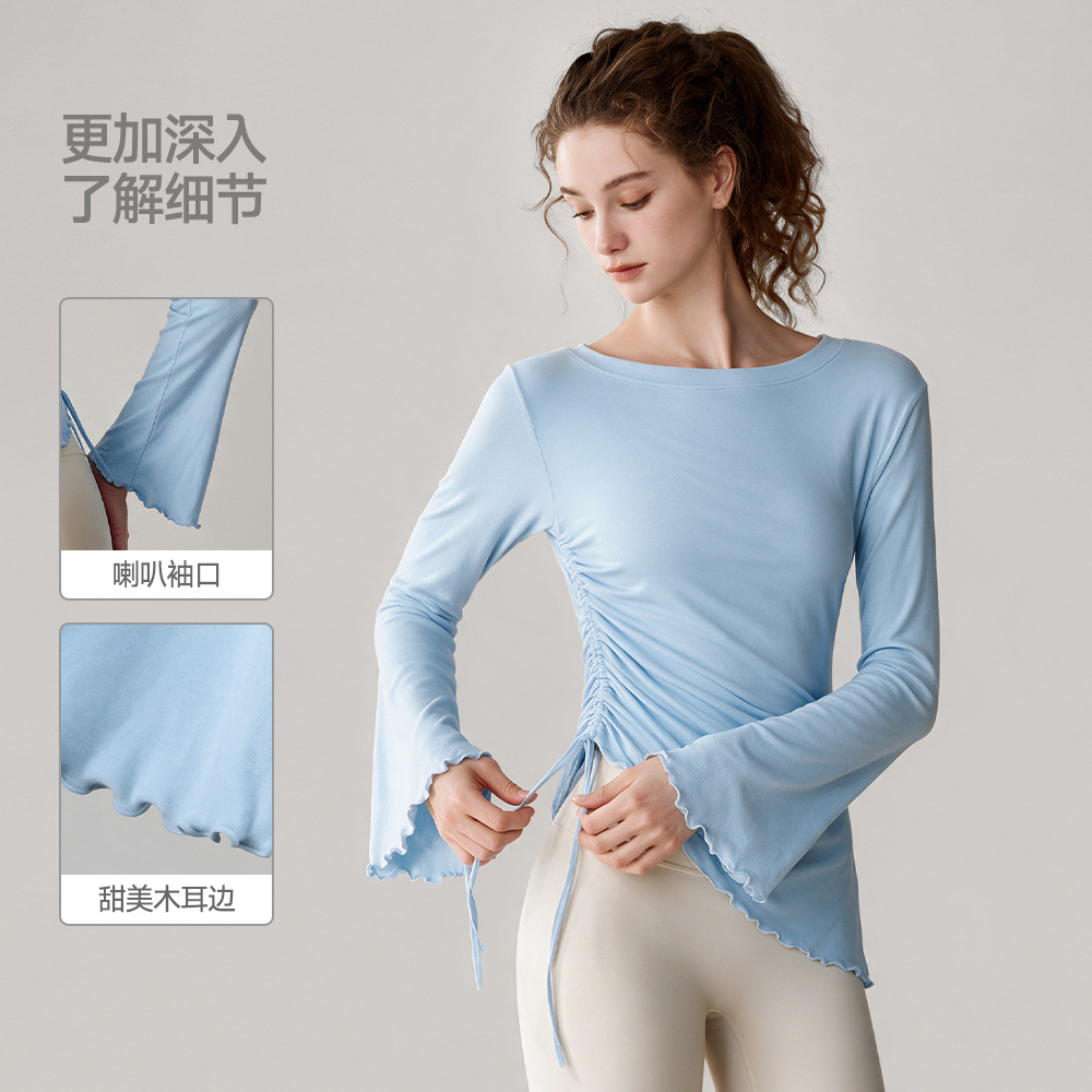Women's fitness suit drawstrin - Yoga Fitness Training ulasan dan harga