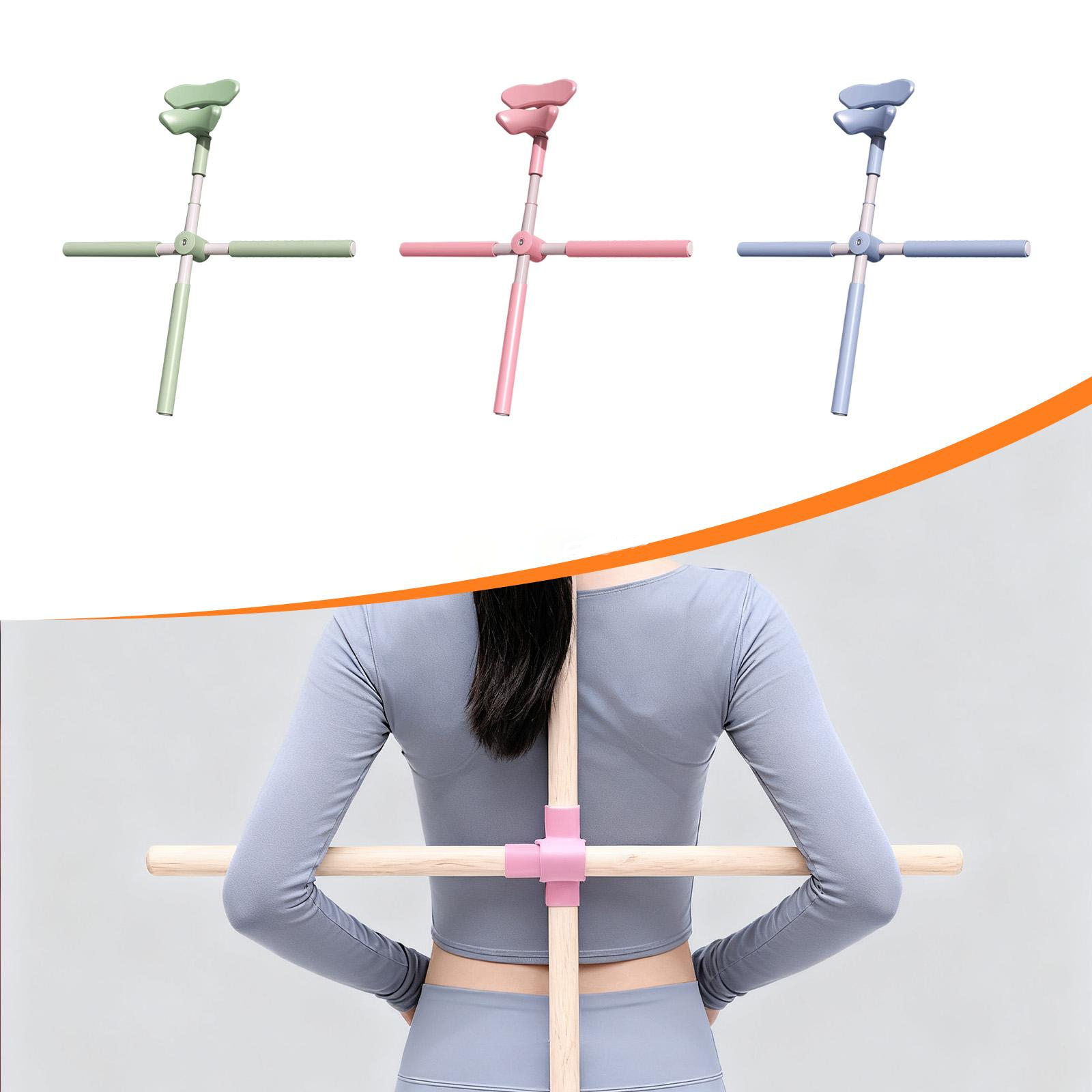 Yoga Stick Cross Open Back Pos - Posture Corrector Back ulasan dan harga