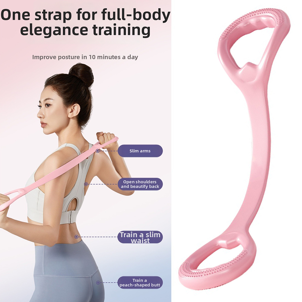 8-Shape Elastic Exercise Band  - Posture Corrector Back ulasan dan harga